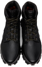 Ermenegildo Zegna Black Carlo Lace-Up Boots