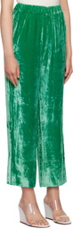Caro Editions Green Elisabeth Trousers