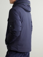 BOGNER - Cobe-D Quilted Corduroy Hooded Ski Jacket - Blue