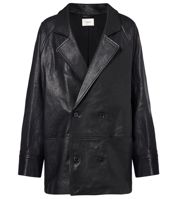 Photo: Frame Oversized leather jacket