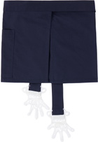 Gohar World Navy Mini Lace Hands Apron