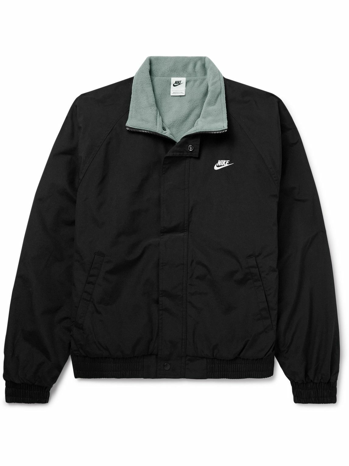 nike black cotton jacket