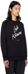 Maison Kitsuné Black 'Café Kitsuné' Sweatshirt