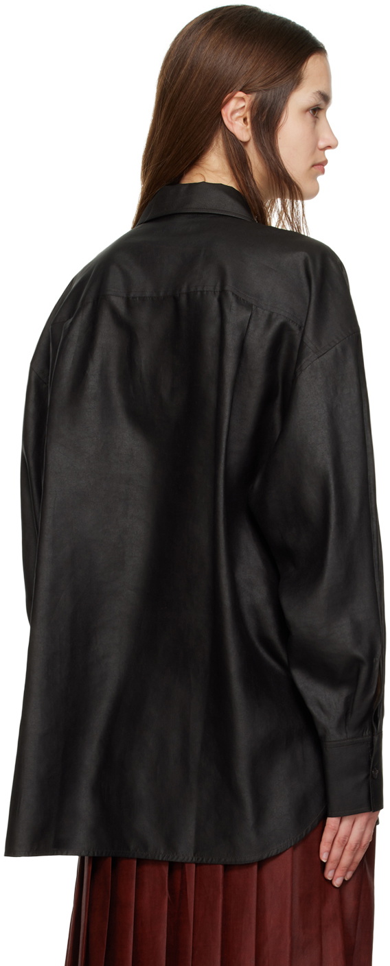 UMBER POSTPAST Black Dyed Shirt