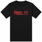 Sacai x Eric Haze Feel It T-Shirt in Black