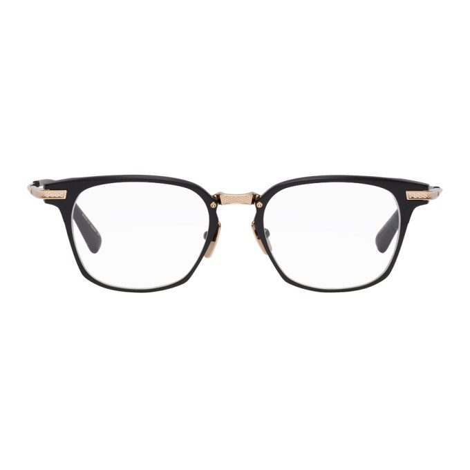 Photo: Dita Black and Gold Matte Union Glasses