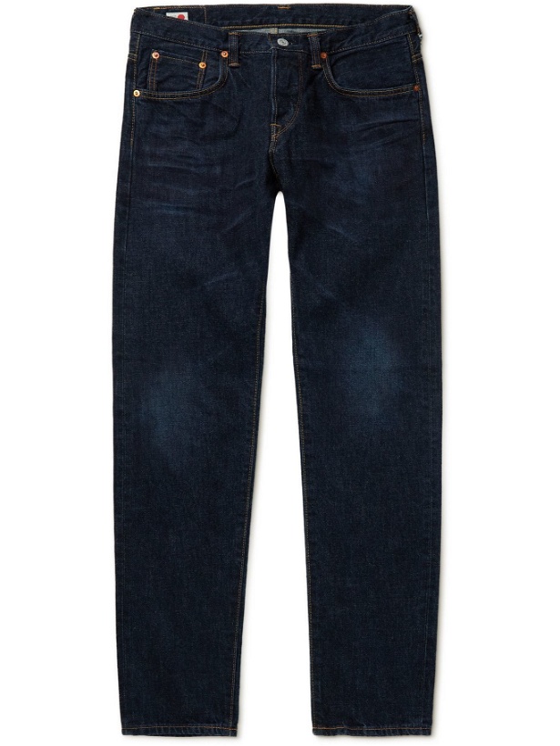 Photo: EDWIN - Nihon Menpu Slim-Fit Selvedge Jeans - Blue