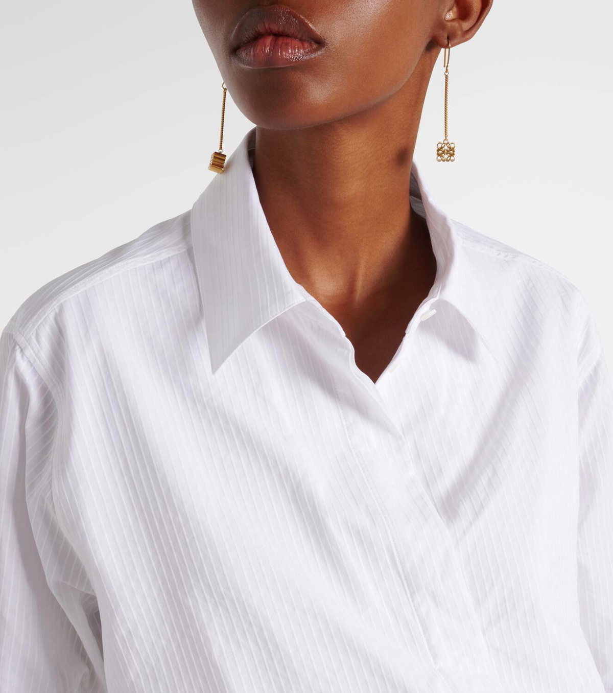 Loewe Belted cotton shirt Loewe