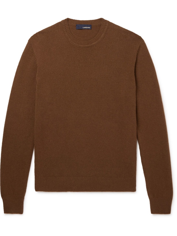 Photo: LARDINI - Recycled Cashmere and Wool Sweater - Brown