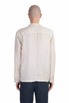 120% Lino Shirt In Beige Linen