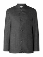 Officine Générale - Meryl Virgin Wool, Silk and Linen-Blend Jacket - Gray