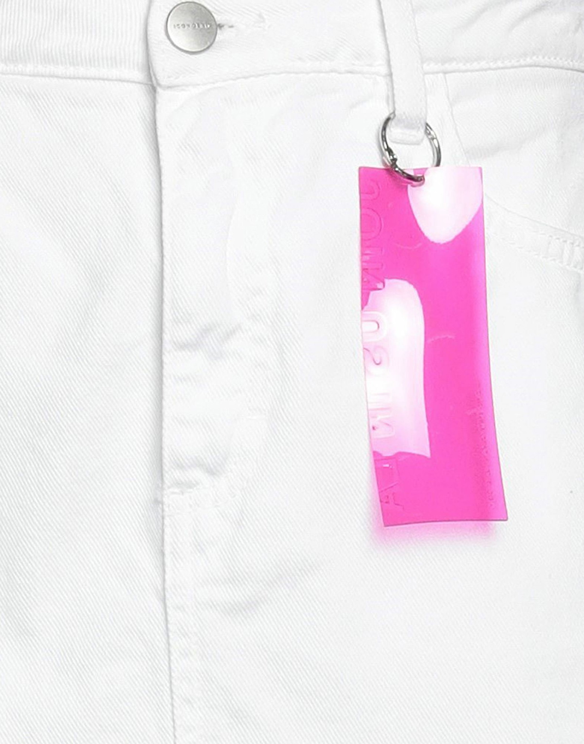 Icon Denim Womens Denim skirt in White