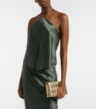 The Sei Halterneck silk charmeuse top