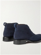 Brioni - Suede Desert Boots - Blue