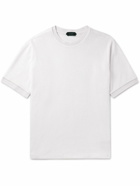 Incotex - Zanone Cotton-Terry T-Shirt - White