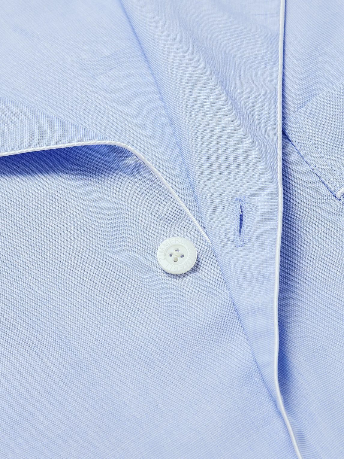 ZIMMERLI - Cotton Pyjama Set - Blue