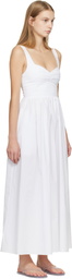 Matteau White Bralette Midi Dress