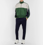 Nike - Martine Rose Colour-Block Tech-Jersey Track Jacket - Men - Forest green