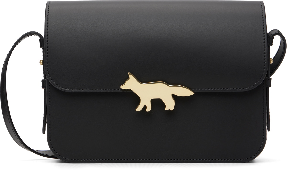 Maison Kitsuné Black Edie Bag