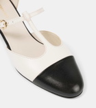 Ferragamo Linette leather Mary Jane flats