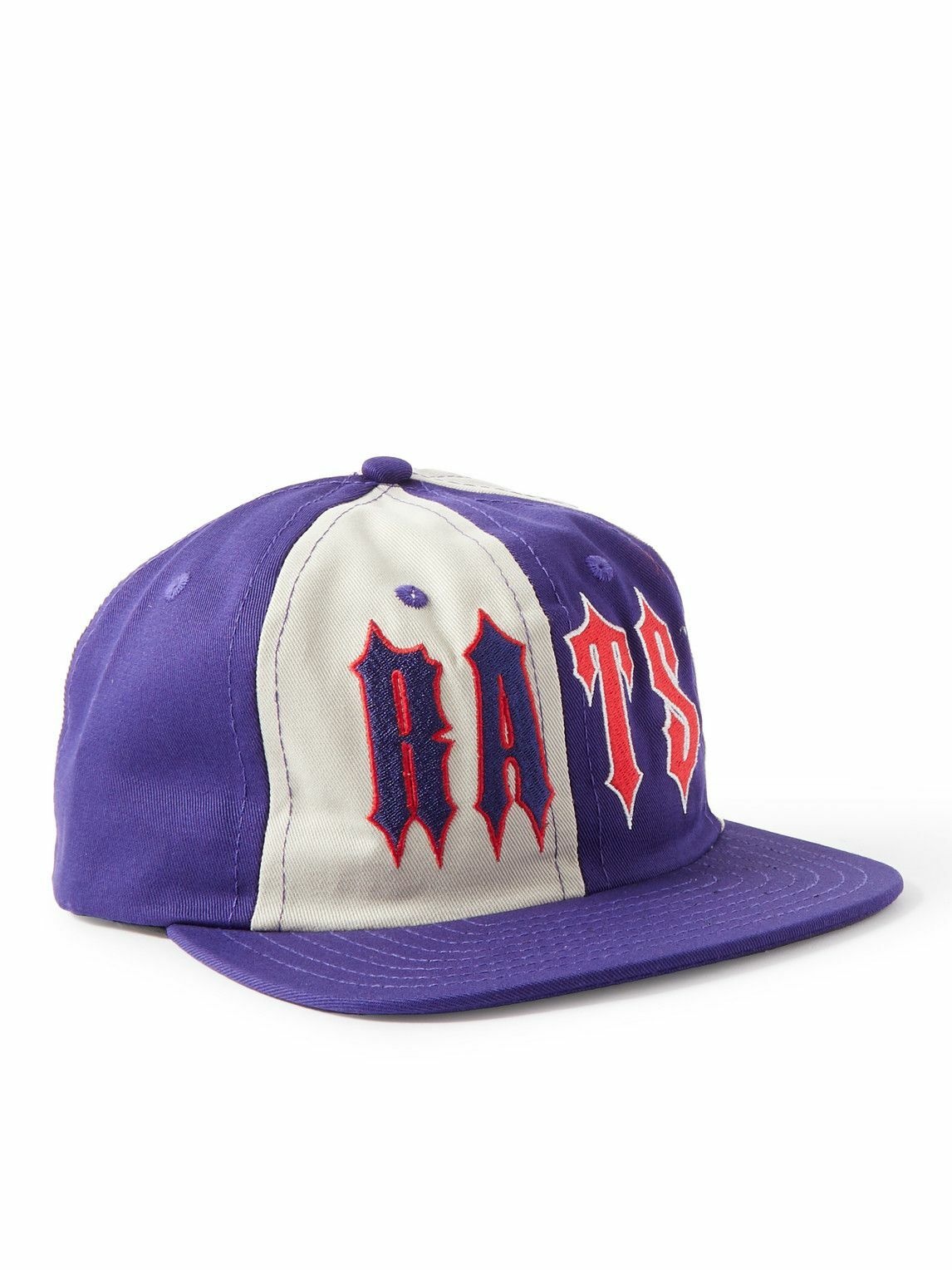 Photo: Stray Rats - Logo-Embroidered Two-Tone Cotton-Twill Baseball Cap