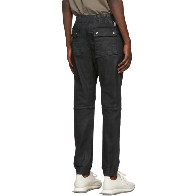 Rick Owens Drkshdw Black Aircut Jogger Jeans Rick Owens Drkshdw