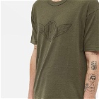 Visvim Men's Jumbo Logo T-Shirt in Olive