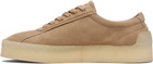Hugo Beige Suede Sneakers
