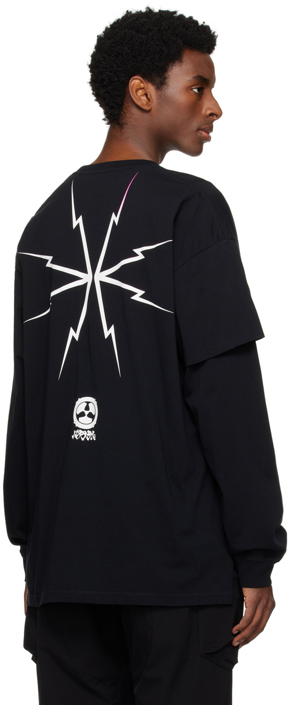 ACRONYM Black Layered Long Sleeve T-Shirt Acronym