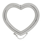 Ambush Silver Pipe Heart Bracelet