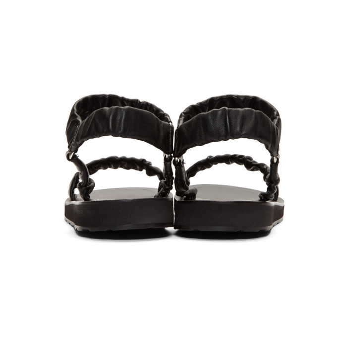 The Row Black Egon Sandals The Row