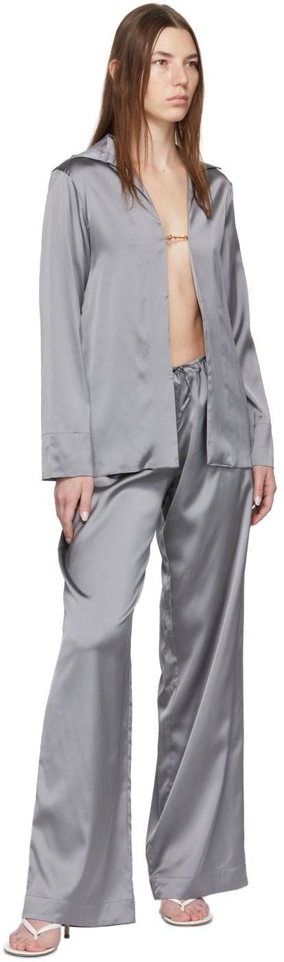 Jacquemus Grey 'Le Pantalon Mentalo' Lounge Pants