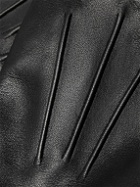 Dents - Bath Cashmere-Lined Leather Gloves - Black
