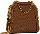 Stella McCartney Tan Woven Falabella Tiny Bag