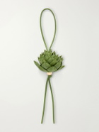 LOEWE - Paula's Ibiza Artichoke Leather and Gold-Tone Bag Charm