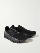ON - Cloudmonster Lumos Rubber-Trimmed Mesh Running Sneakers - Black