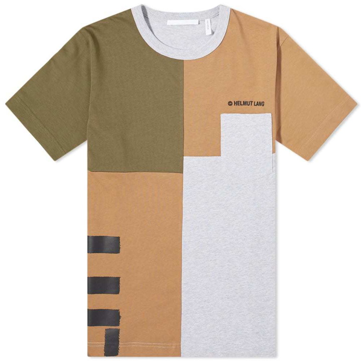 Photo: Helmut Lang Logo Patchwork Tee