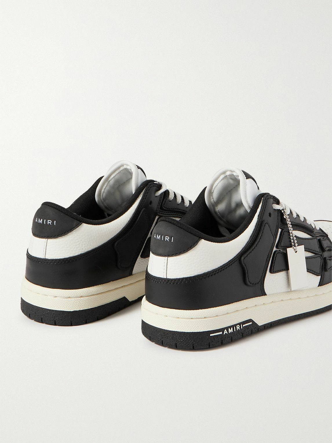AMIRI - Skel-Top Colour-Block Leather Sneakers - Black