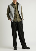 Aurélien Resort Reversible Shell Gilet Anthracite