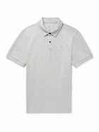 Bogner - Timo Logo-Appliquéd Cotton-Blend Piqué Golf Polo Shirt - Gray