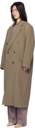 AURALEE Taupe Chesterfield Coat