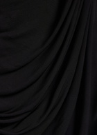 Tove Yana Ruched Stretch-jersey Maxi Dress Black
