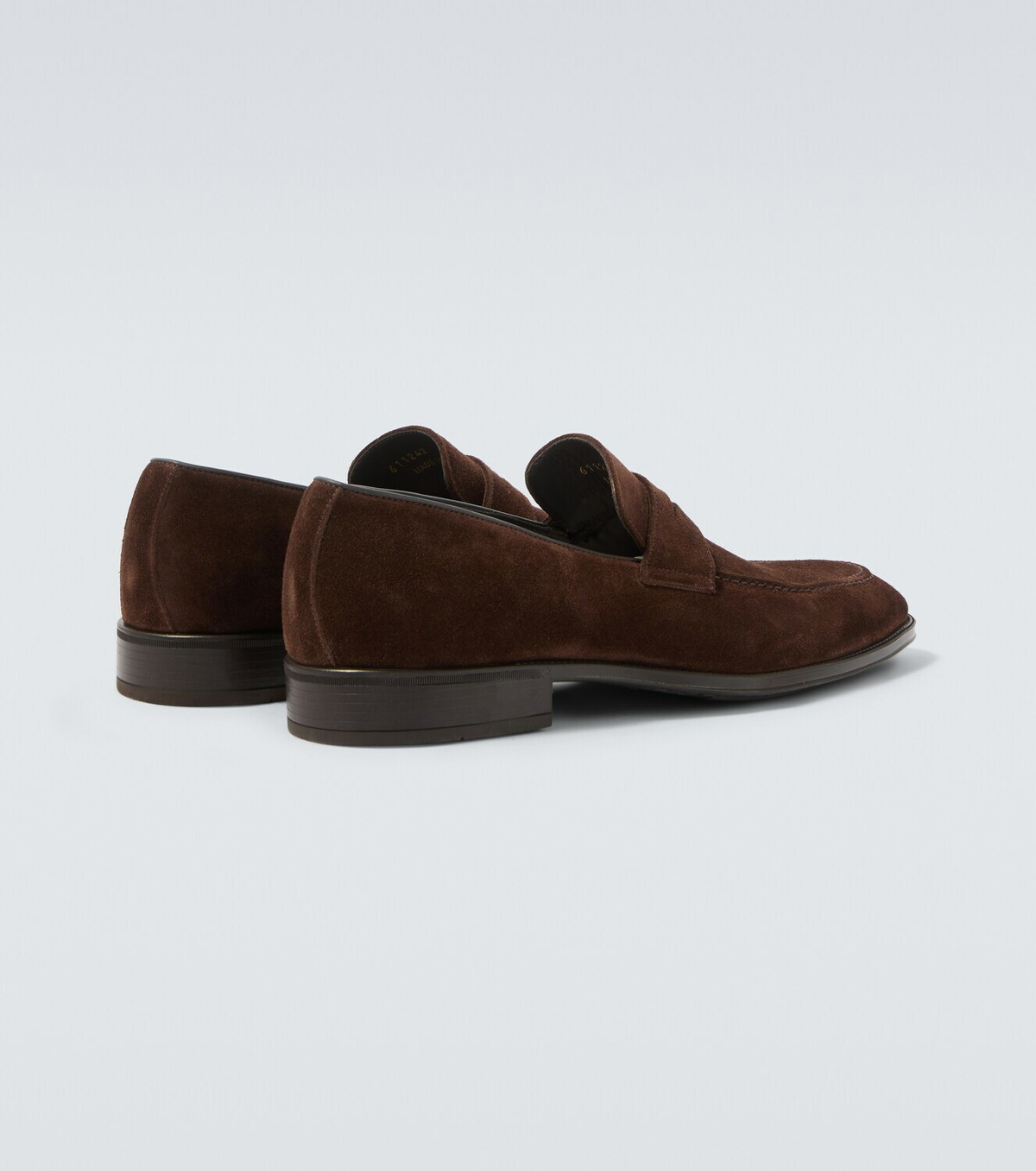 Canali Suede penny loafers
