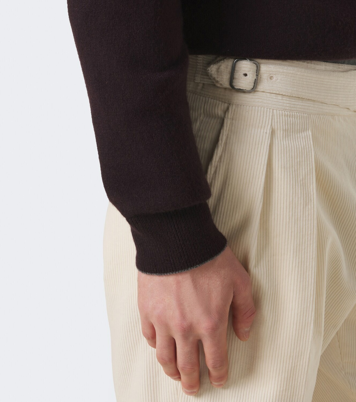 Ralph Lauren Purple Label Byron cotton corduroy straight pants