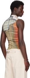 Jean Paul Gaultier Multicolor 'The Fire' Tank Top