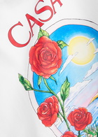 Casablanca LA Days Logo Cotton T-shirt White