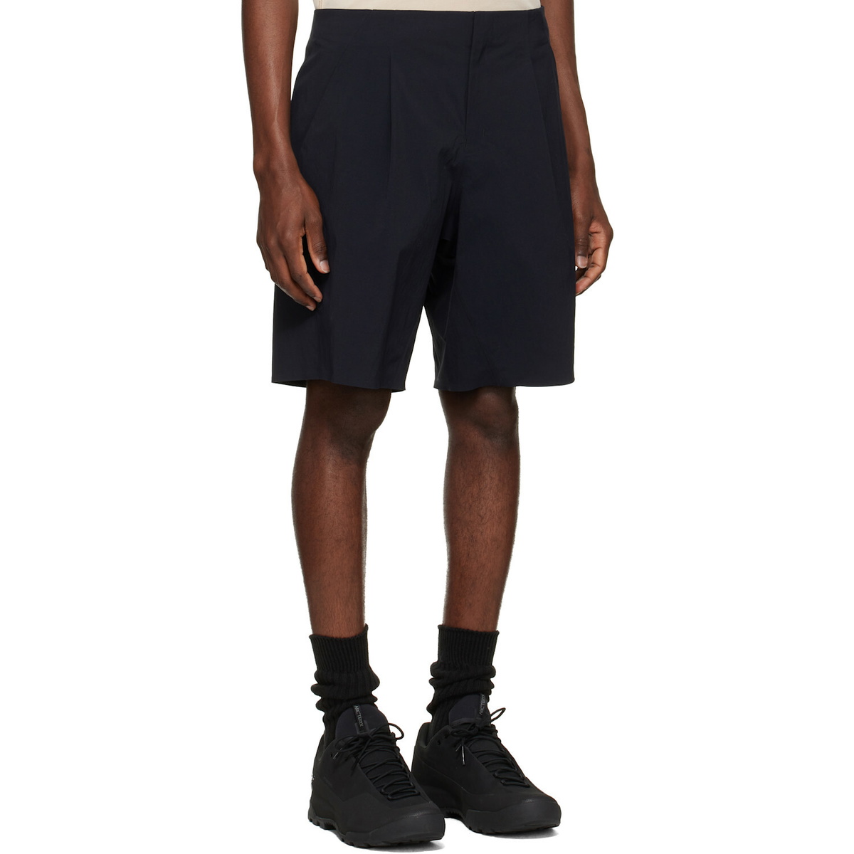 Veilance Black Indisce Shorts