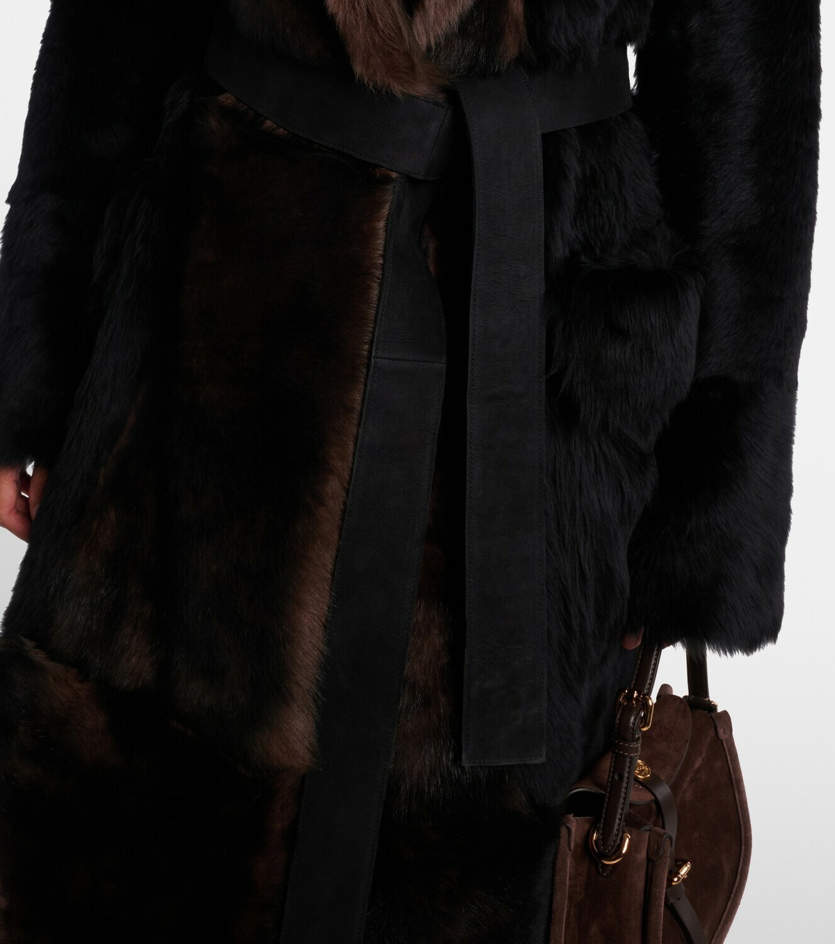 Altuzarra Geoff shearling wrap coat
