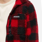 Columbia Men's Winter Pass Printed Fleece in Mountain Red Check