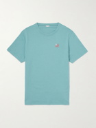 LOEWE - Slim-Fit Logo-Embroidered Cotton-Jersey T-Shirt - Blue